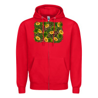 Red st patricks day background Zipper Hoodie - RanaPortraitStore