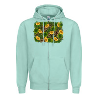 Seafoam st patricks day background Zipper Hoodie - RanaPortraitStore