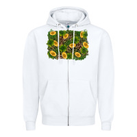 White st patricks day background Zipper Hoodie - RanaPortraitStore