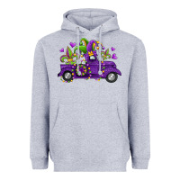 Heather Grey mardi gras truck Heavyweight Hoodie - Jasminsmagicworld