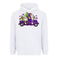 White mardi gras truck Heavyweight Hoodie - Jasminsmagicworld