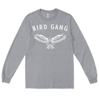 Heather Grey bird gang eagle   philadelphia football fans Long Sleeve Tee - artisFamous