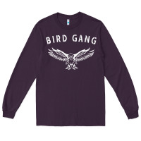 Plum bird gang eagle   philadelphia football fans Long Sleeve Tee - artisFamous