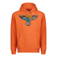Carrot thunderbird with usa flag and sunflowers Premium Hoodie - Artiststas