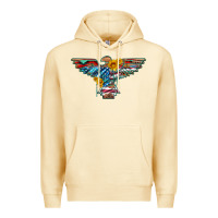 Pina Colada thunderbird with usa flag and sunflowers Premium Hoodie - Artiststas