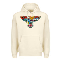 Sandshell thunderbird with usa flag and sunflowers Premium Hoodie - Artiststas