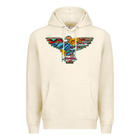 Tofu thunderbird with usa flag and sunflowers Premium Hoodie - Artiststas