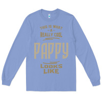 Colony Blue Really Cool Pappy Long Sleeve Tee - artisFamous