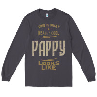 Smoke Really Cool Pappy Long Sleeve Tee - artisFamous