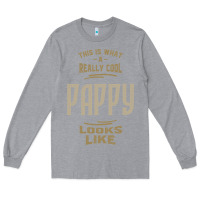 Heather Grey Really Cool Pappy Long Sleeve Tee - artisFamous