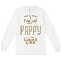 White Really Cool Pappy Long Sleeve Tee - artisFamous