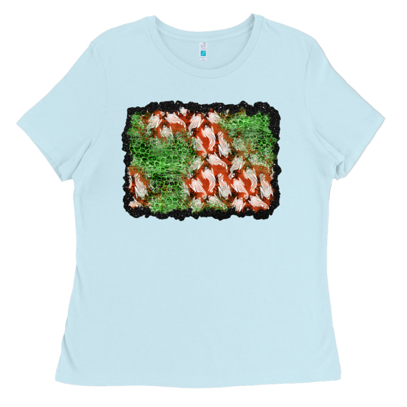 Halloween Ghost Background Ladies Tee by BundleAndBundleShop | Teevron