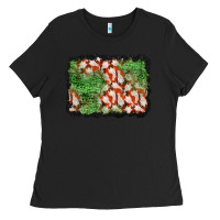 Black halloween ghost background Ladies Tee - BundleAndBundleShop