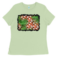 Matcha halloween ghost background Ladies Tee - BundleAndBundleShop