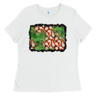 White halloween ghost background Ladies Tee - BundleAndBundleShop
