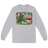 Moon Dust merry Christmas tree western Long Sleeve Tee - CowhideDigitalArt