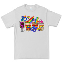 Dove Grey lgbt coffee cups Premium Tee - FaDigitalArtStudio