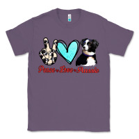 Lavender Peace Love Aussie Classic Tee - Jasminsmagicworld