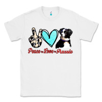 White Peace Love Aussie Classic Tee - Jasminsmagicworld
