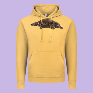 Platypus Vintage Hoodie Designed By Lillyallendesigns