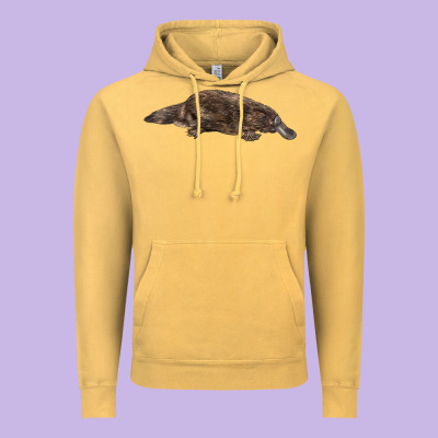 Platypus Vintage Hoodie Designed By Lillyallendesigns
