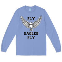 Colony Blue fly eagles fly philadelphia Long Sleeve Tee - artisFamous
