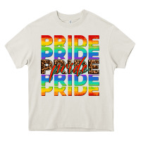 Cream pride pride pride Heavy Core Tee - OliviaCreatesArt