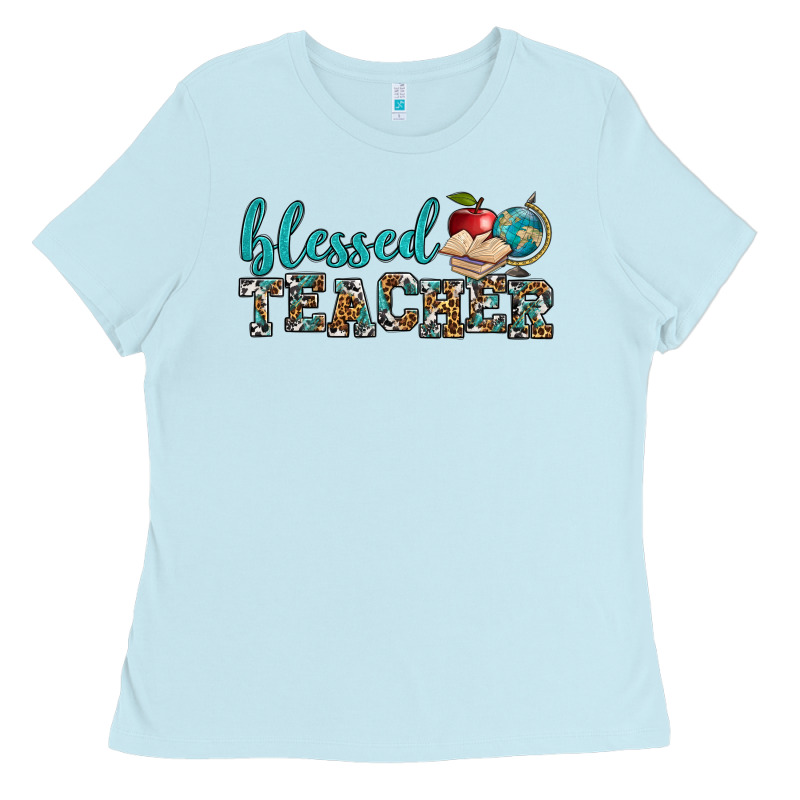 Blessed Teacher Ladies Tee by BundleAndBundleShop | Teevron