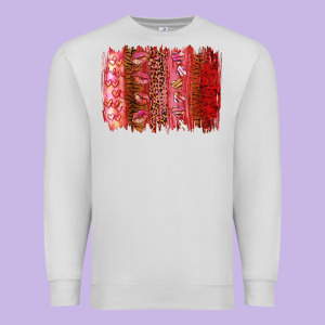 Valentine's Day Brushstrokes Premium Sweatshirt Designed By Ranaportraitstore