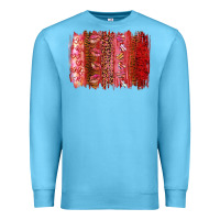 Ocean Blue Valentine's Day Brushstrokes Premium Sweatshirt - RanaPortraitStore