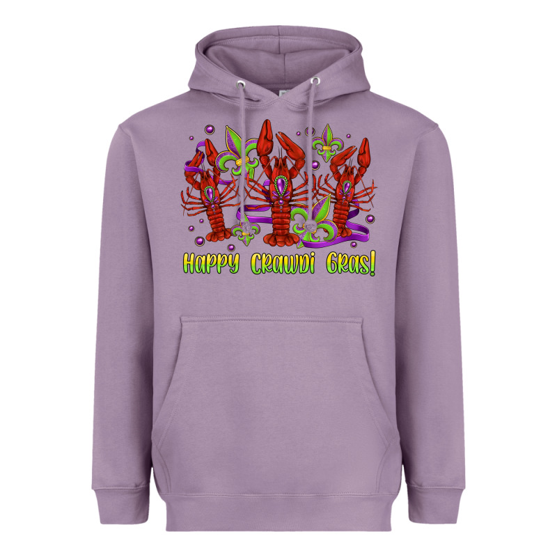 Happy Crawdi Gras Mardi Gras Carnival Heavyweight Hoodie by Jasminsmagicworld | Teevron