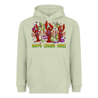 Matcha happy crawdi gras mardi gras carnival Heavyweight Hoodie - Jasminsmagicworld
