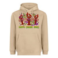 Mushroom happy crawdi gras mardi gras carnival Heavyweight Hoodie - Jasminsmagicworld