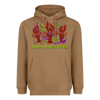 Toasted Coconut happy crawdi gras mardi gras carnival Heavyweight Hoodie - Jasminsmagicworld