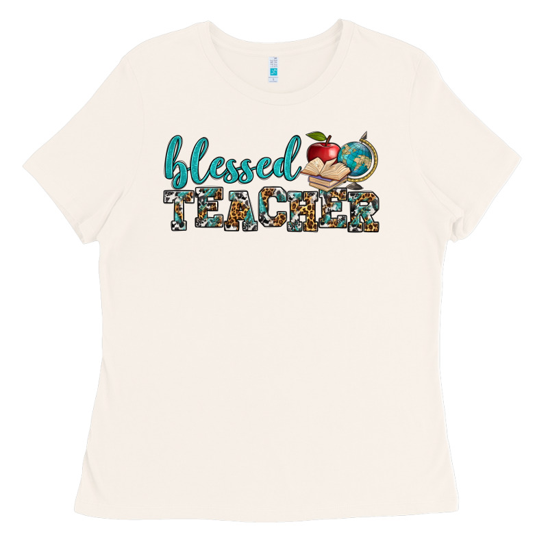 Blessed Teacher Ladies Tee by BundleAndBundleShop | Teevron