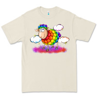 Bone rainbow sheep pride Premium Tee - FaDigitalArtStudio