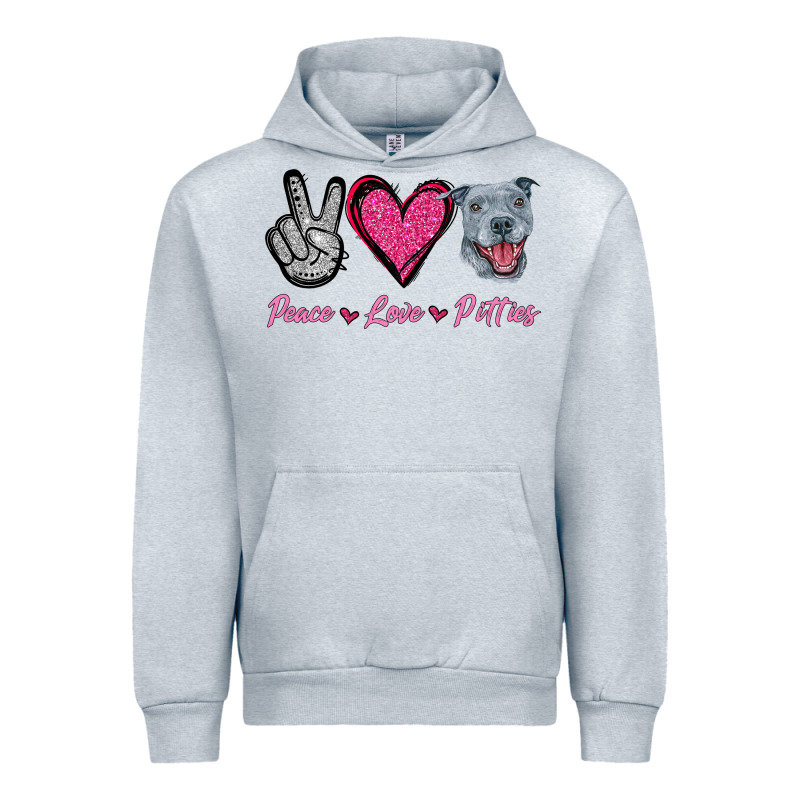 Peace Love Pitties Urban Hoodie by Jasminsmagicworld | Teevron