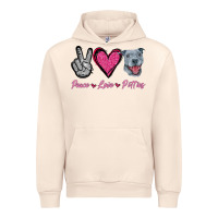 Sandshell Peace Love Pitties Urban Hoodie - Jasminsmagicworld