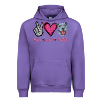 Tulip Peace Love Pitties Urban Hoodie - Jasminsmagicworld