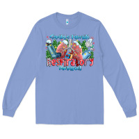 Colony Blue santa's favorite respiratory therapist Long Sleeve Tee - CowhideDigitalArt