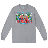 Heather Grey santa's favorite respiratory therapist Long Sleeve Tee - CowhideDigitalArt