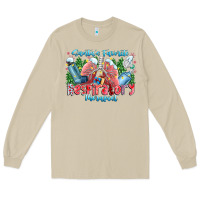 Mushroom santa's favorite respiratory therapist Long Sleeve Tee - CowhideDigitalArt
