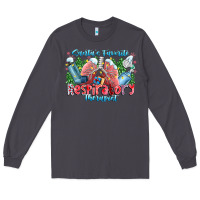 Smoke santa's favorite respiratory therapist Long Sleeve Tee - CowhideDigitalArt