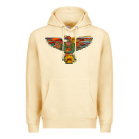Pina Colada thunderbird  wild soul with sunflower serape aztec Premium Hoodie - Artiststas