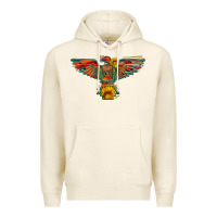 Tofu thunderbird  wild soul with sunflower serape aztec Premium Hoodie - Artiststas