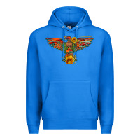 True Royal thunderbird  wild soul with sunflower serape aztec Premium Hoodie - Artiststas
