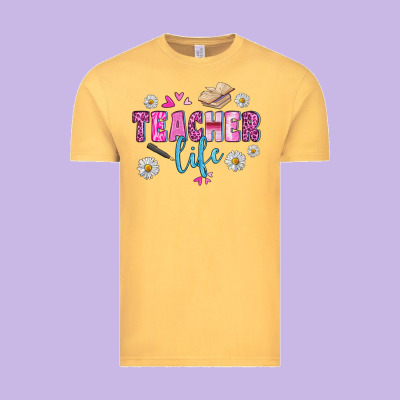 Teacher Life Vintage Tee Designed By Bundleandbundleshop