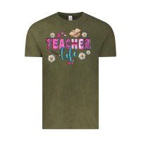 Vintage Olive teacher life Vintage Tee - BundleAndBundleShop