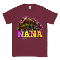 Burgundy football nana Classic Tee - OliviaCreatesArt