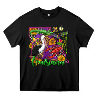 Black louisiana Heavy Core Tee - OliviaCreatesArt